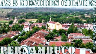 AS 5 MENORES CIDADES DE PERNAMBUCO CONHECA AS MENORES CIDADES POPULACAO