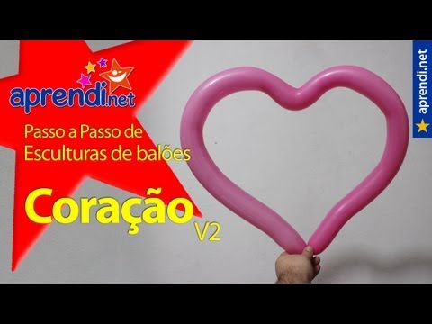 Vídeo: Como Fazer Um Coração De Balões