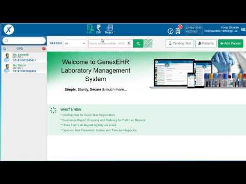 Genex Pathology Software - How to Add Lab Package