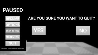 Overview Of Making A Are You Sure In Unreal Engine