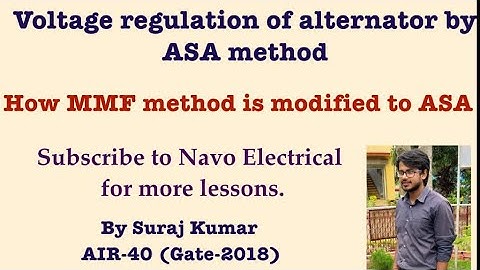 Voltage regulation by ASA method