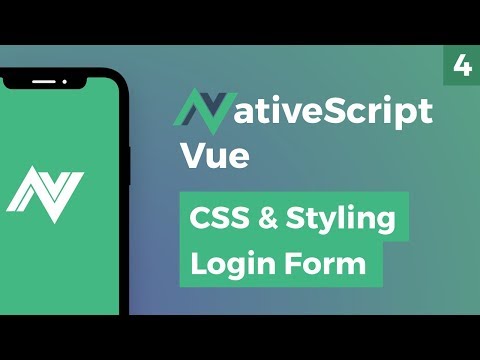 NativeScript Vue - Login Screen Styling/CSS