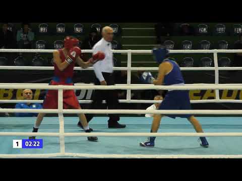 15-11-2019 Georgian Boxing (60kg)RED Luka NIKABADZE- Gori VS BLUE Gurami POTSKHVERASHVILI - Chiatura