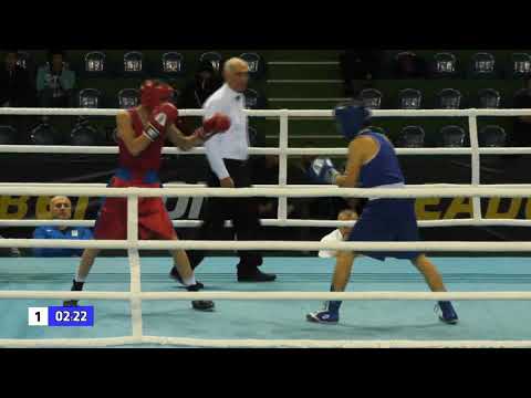 15-11-2019 Georgian Boxing (60kg)RED Luka NIKABADZE- Gori VS BLUE Gurami POTSKHVERASHVILI - Chiatura