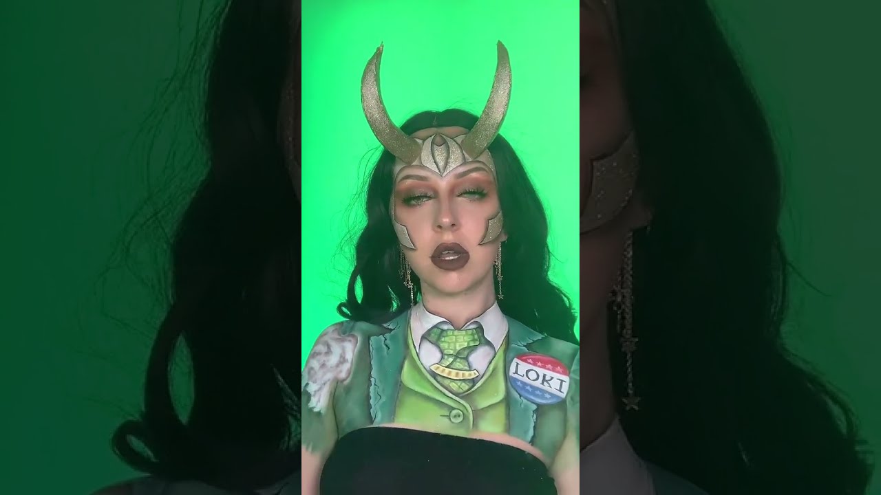 💚Loki💫 #loki #lokicosplay #lokimakeup #lokitok #lokishow #marvelcosplay #marvelmakeup  #ladyloki