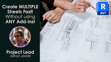 Revit Hack! Create MULTIPLE Sheets Fast! Without using ANY Add-ins!