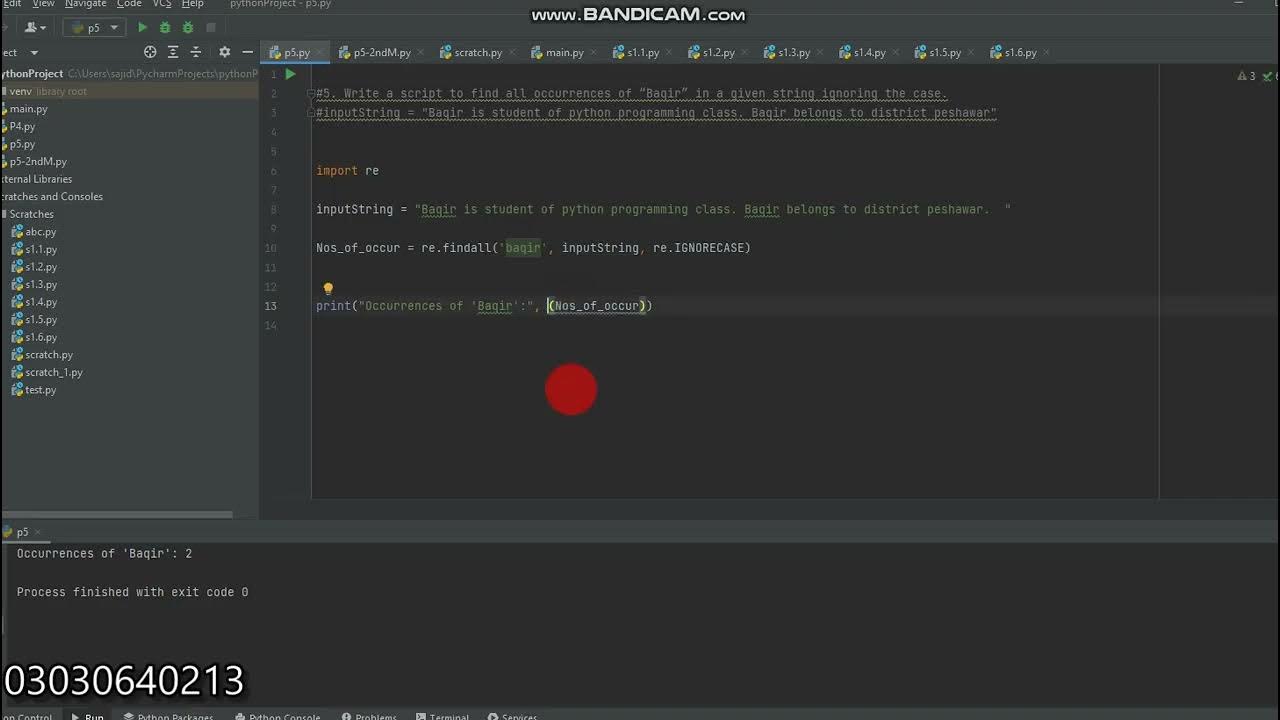 Practical No.5 Python programming - YouTube