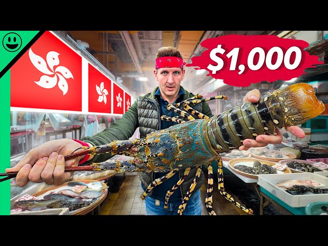 $1000 Seafood Challenge in Hong Kong!! We Went OVER BUDGET!! class=