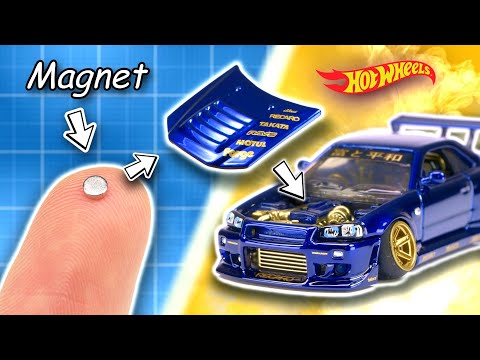 How to make your Hot Wheels Car MAGNETIC?