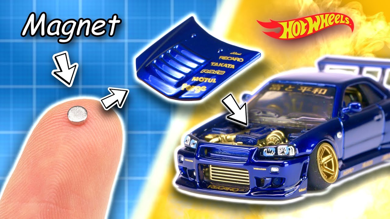 How to make your Hot Wheels Car MAGNETIC?
