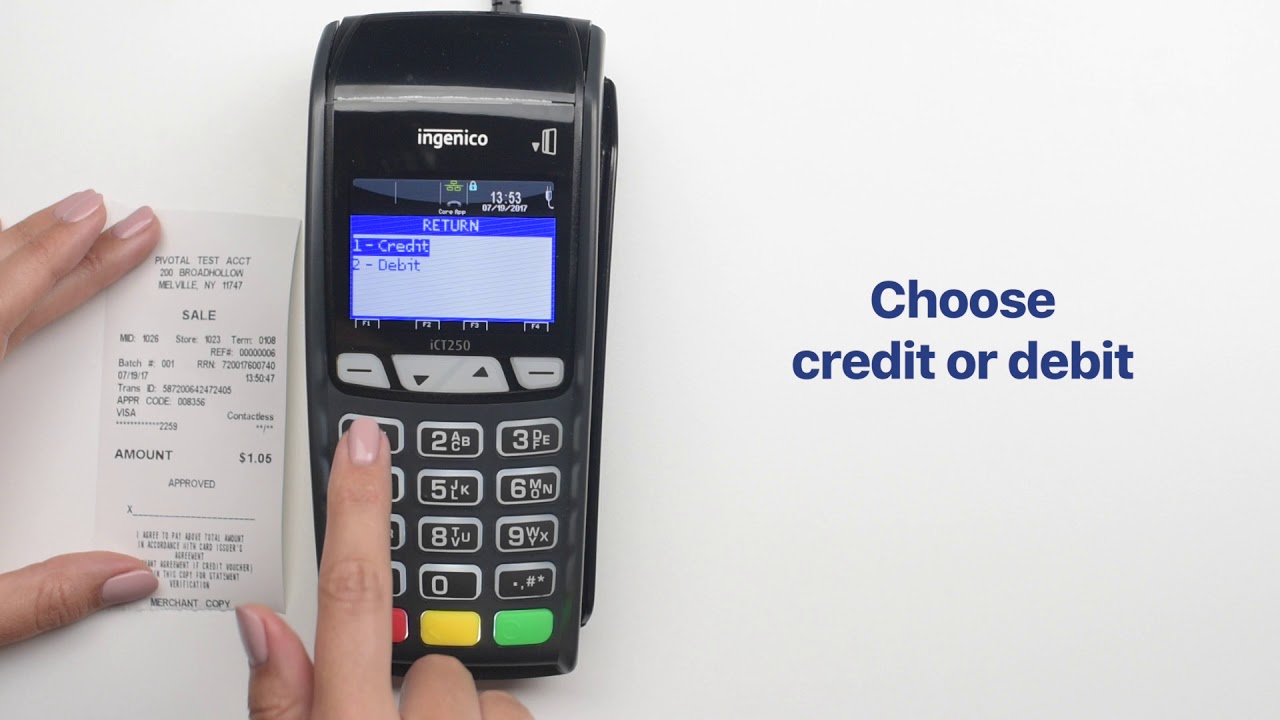 The Main Functions On Your Ingenico Payment Terminal (USA)