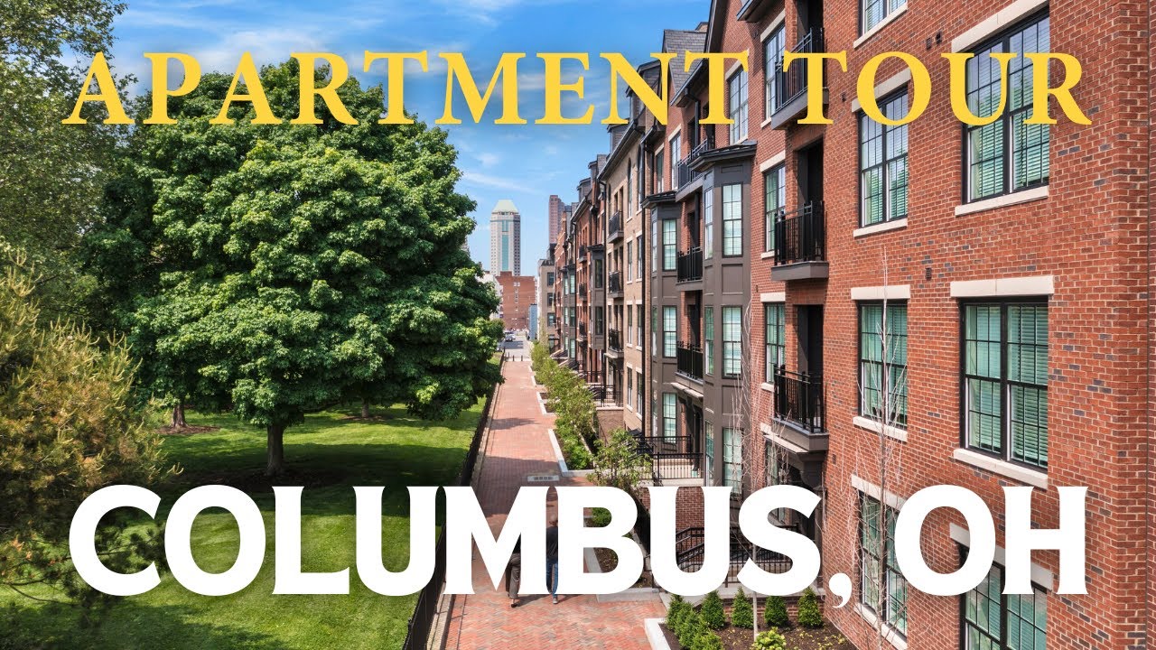 Downtown Columbus Ohio Apartment Tour - INSANE Park Views!