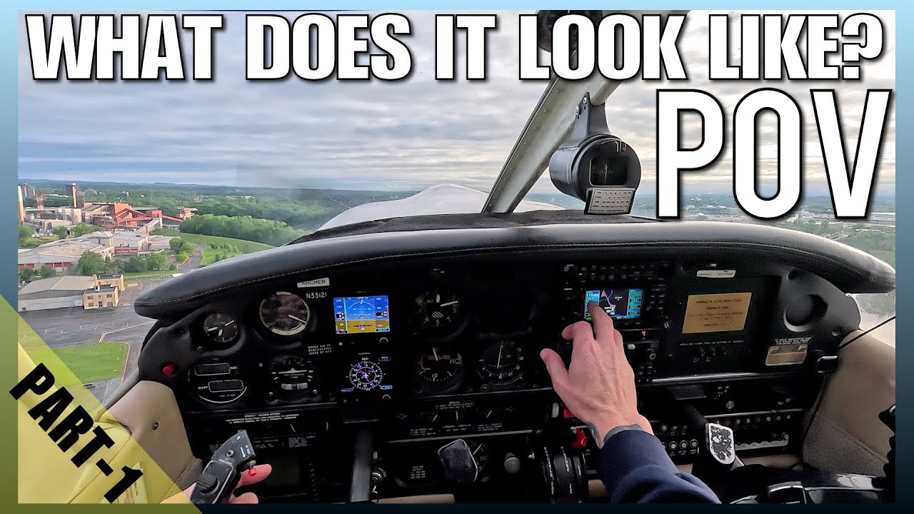 POV Takeoff & Flight Over Bradley Intl | Piper Archer First-Person Flight
