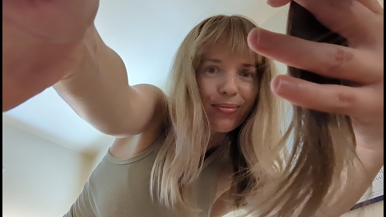 ASMR Scalp Massage with Bare Hands then Hair Play!