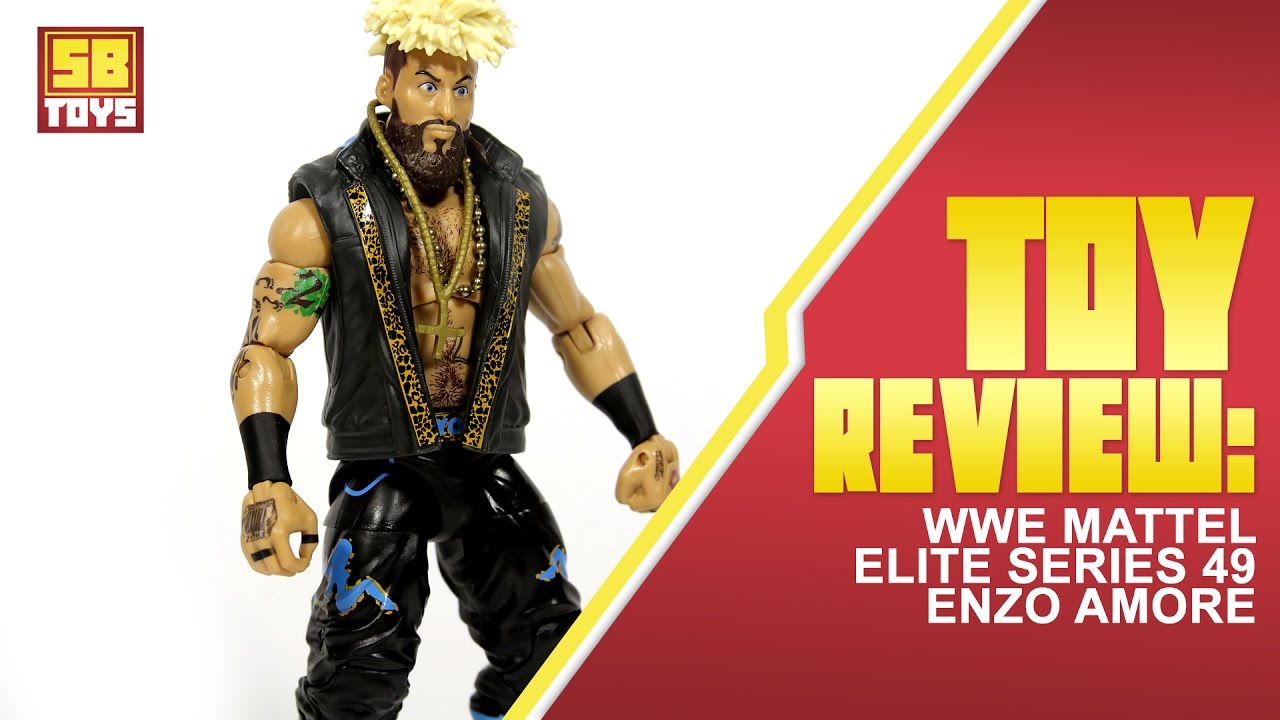 Sb Toys Mattel Wwe Elite Series 49 Enzo Amore Action Figure Review Youtube