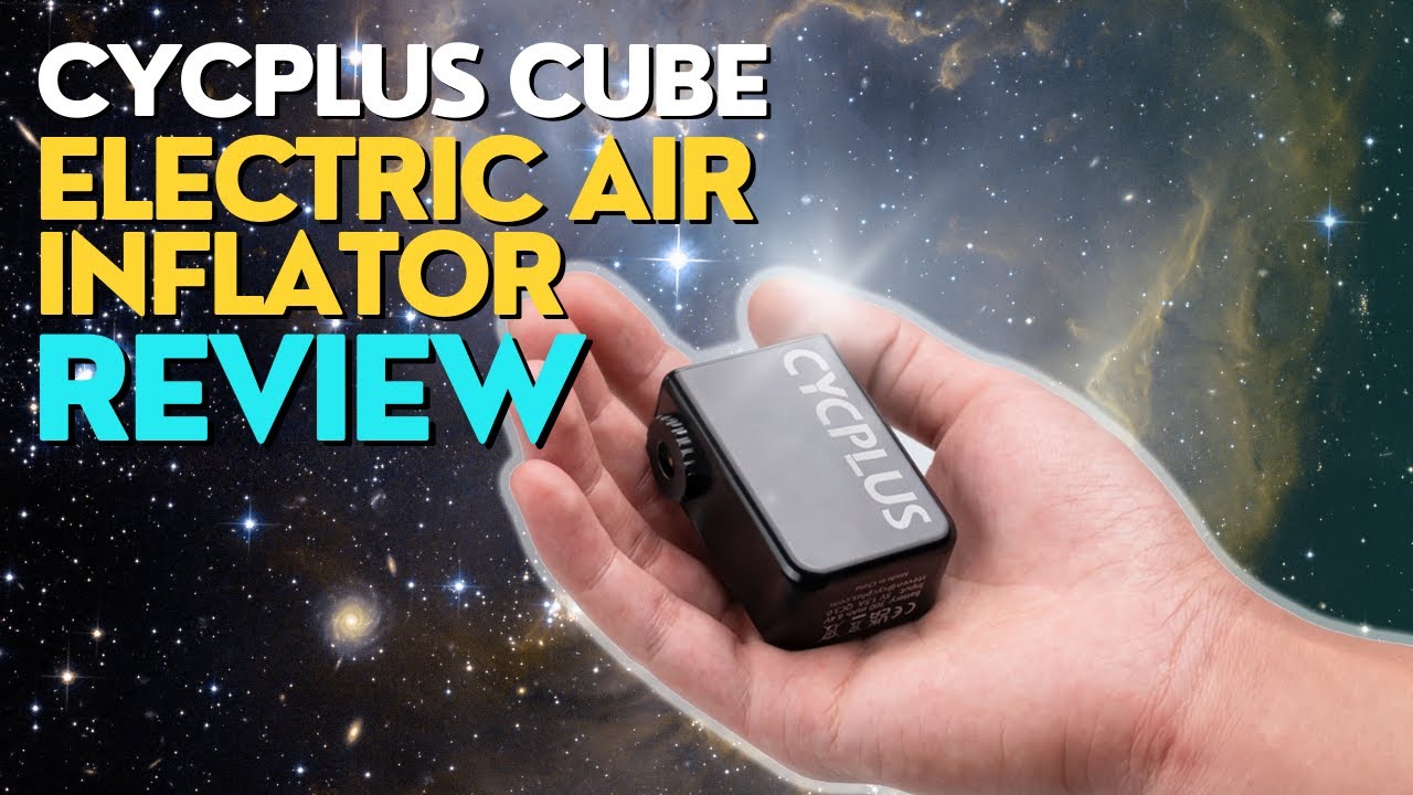 CYCPLUS Cube Portable Bike Pump Review Compact Electric Inflator on