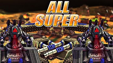 C&C Generals Zero Hour (CONTRA INVASION MOD) All Super Units and Super Weapons Showcase