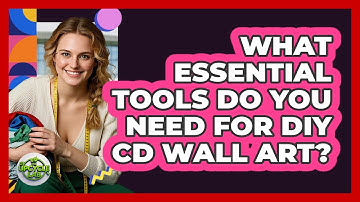 What Essential Tools Do You Need For DIY CD Wall Art? - The Upcycle Lab