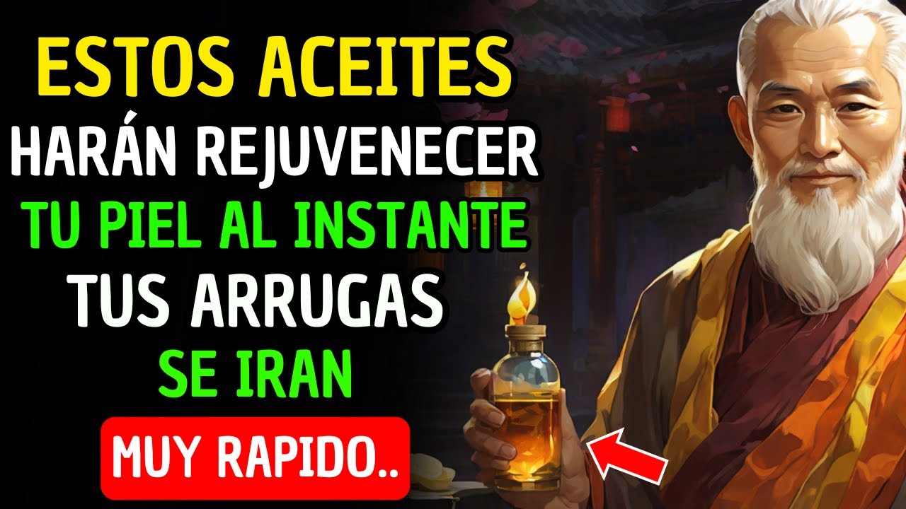 3 Aceites Mágicos Que REJUVENECEN Tu PIEL En Tan Solo 1 Semana - Sabiduría Budista/Zen