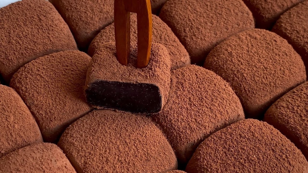 COMO HACER TRUFAS DE CHOCOLATE CON SOLO 2 INGREDIENTES | NatyGloss Cocina