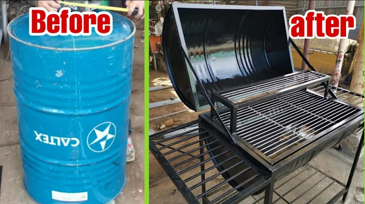 HOW TO MAKE BARREL BARBEQUE GRILL