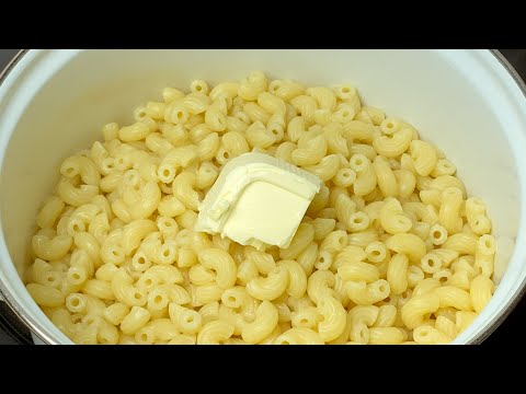 Zeer licht en heerlijk recept voor macaroni en kaas! 10 minuten werk!