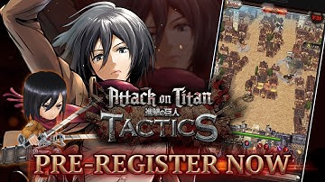 Attack on Titan TACTICS | OFFICIAL TRAILER