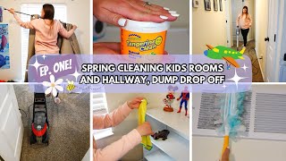 *NEW* 2024 SPRING CLEANING DEEP CLEANING KIDS ROOMS AND HALLWAY + DUMP DROP OFF