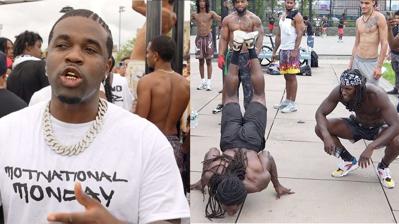 Calisthenics gone WILD in NYC! with ASAP FERG 