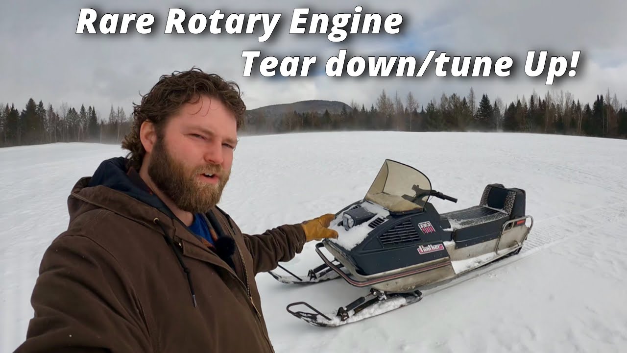 RARE Rotary 1972 Arctic Cat Panther 303 Engine Tear down/Rebuild.