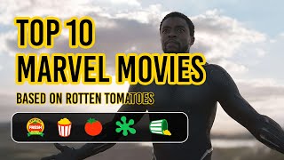 Top 10 marvel movies...(based on rotten tomatoes)
