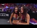 Beth Phoenix Vs Brie Bella W Nikki Bella Jan 26 2012 