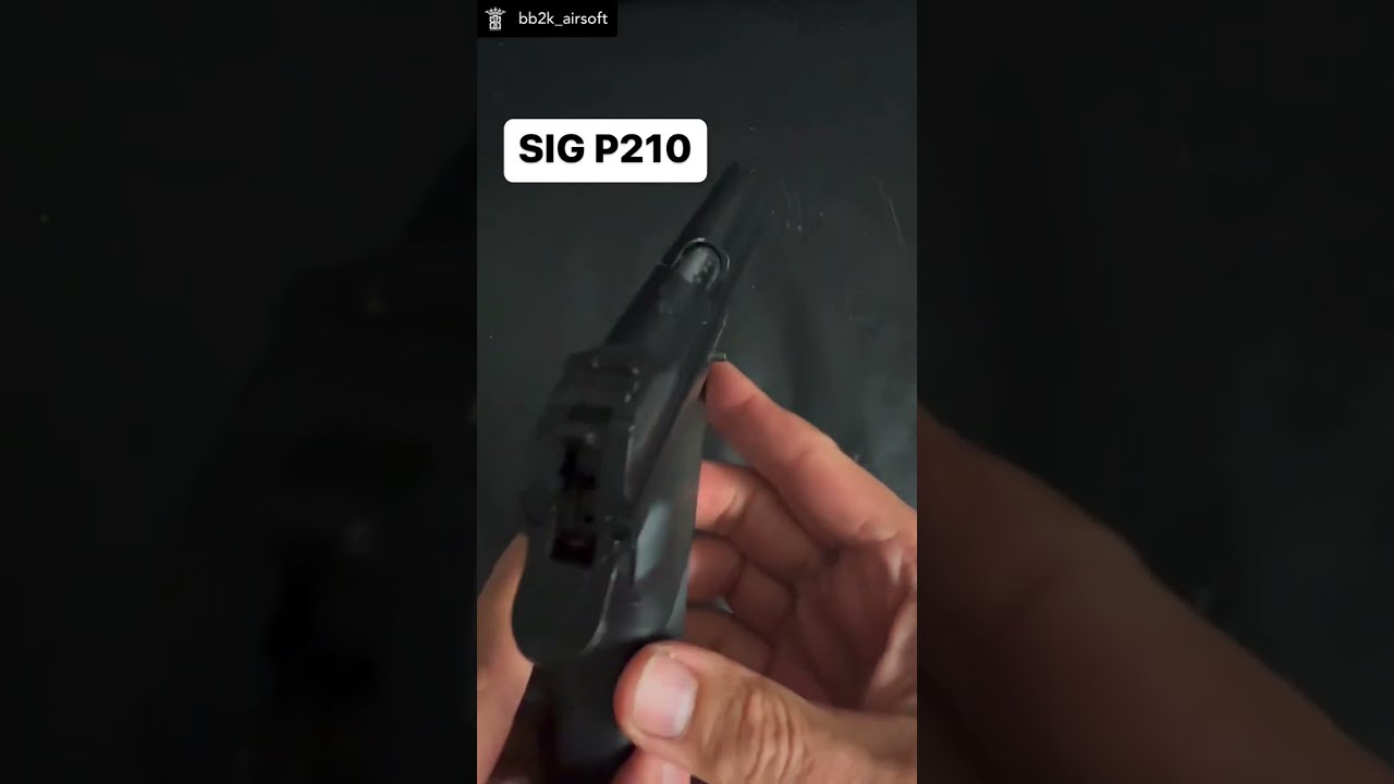SIG P210-6 🇨🇭 Classic Airsoft from Marushin - YouTube