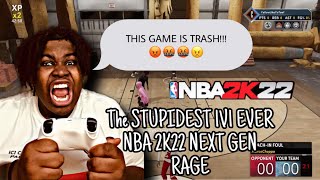 THE STUPIDEST 1V1 EVER.??, NBA 2K22 NEXT GEN, RAGE, MICHAEL JORDAN BUILD