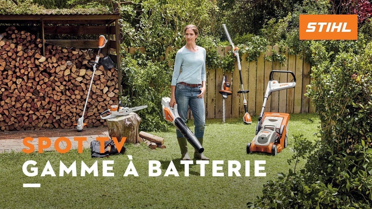 Spot TV Gamme à batterie. Par STIHL.