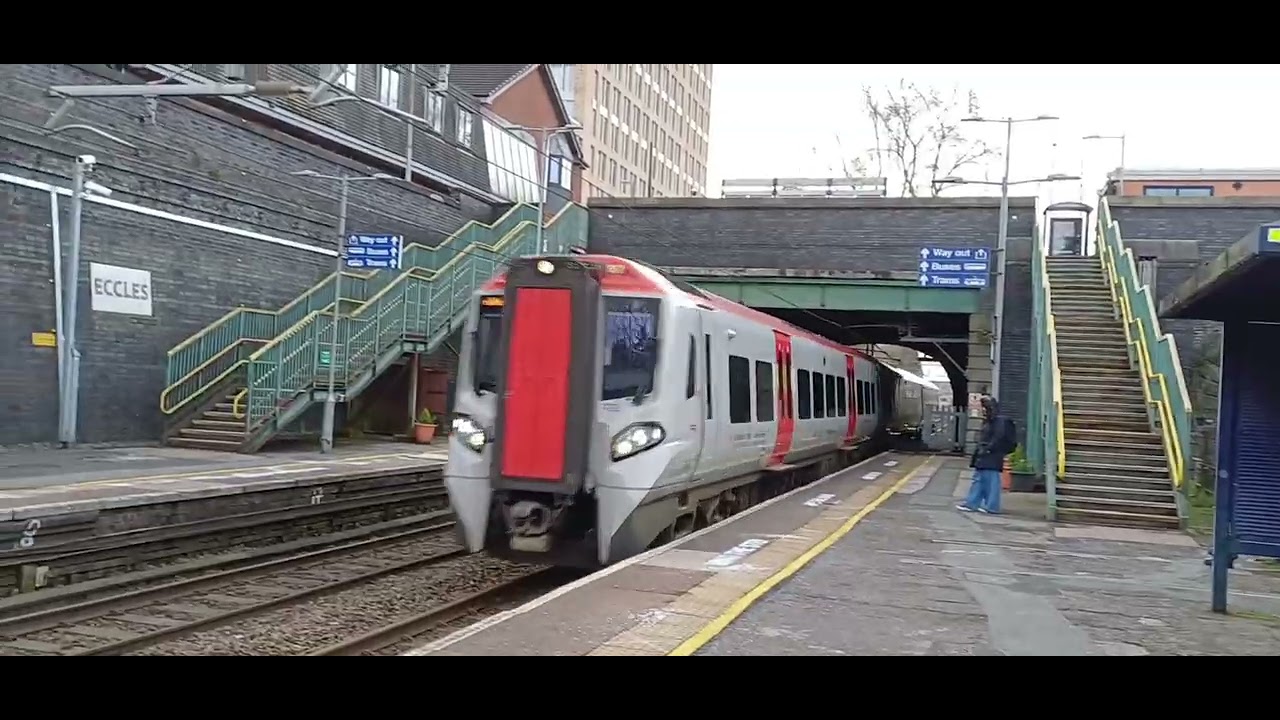 Trains and trams around manchester 