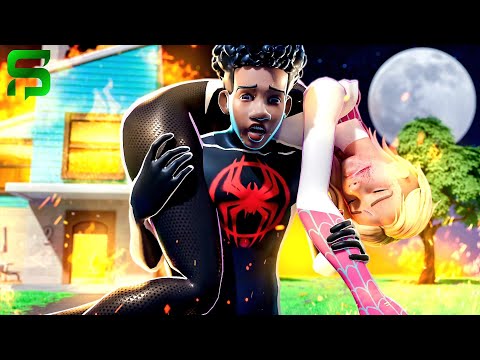 Miles Morales SAVES Spider-Gwen's LIFE - Spider-Man : Across the Spider Verse.. Fortnite