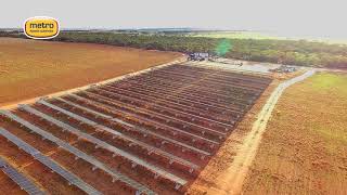 Metro Power 1Mw Ambrisolar Farm By Drone