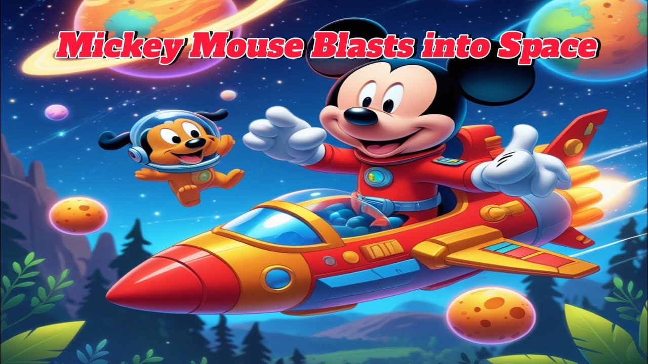 🚀 Mickey Mouse Blasts into Space 🌌#poemforkids @Thekidspoems-j1k - YouTube