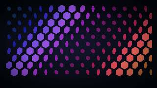 Hexagonal Wave | Honeycomb Motion Graphics Loop (No Audio) Wealth