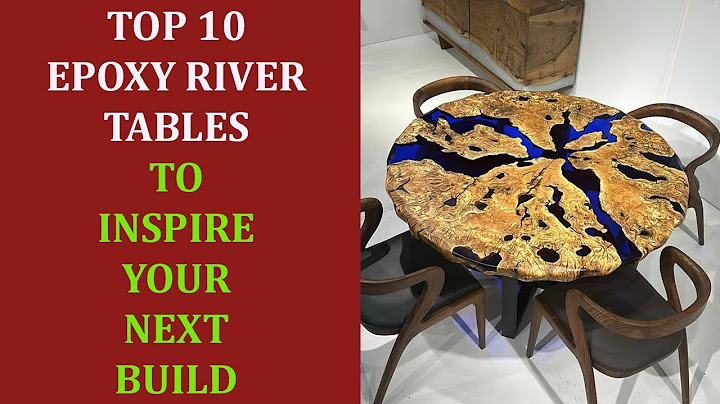 Top 10 Epoxy River Tables to Inspire Your Next Build