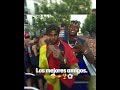 The friendship of Lamine Yamal and Nico Williams 🤩⚽️👊 (Via @sefutbol/YT)