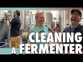 Cleaning a fermenter how i run cip in the brewery