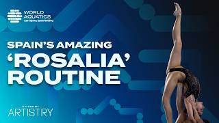 Spain's stunning 'Berghain' Routine | Artistic Swimming World Cup | Team Acrobatic | Pontevedra