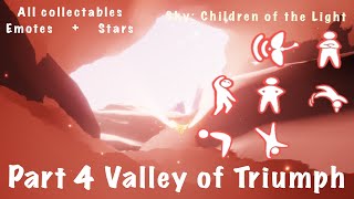 Sky: Children of the Light ALL emotes/collectables Pt 4. Valley of Triumph UPDATED