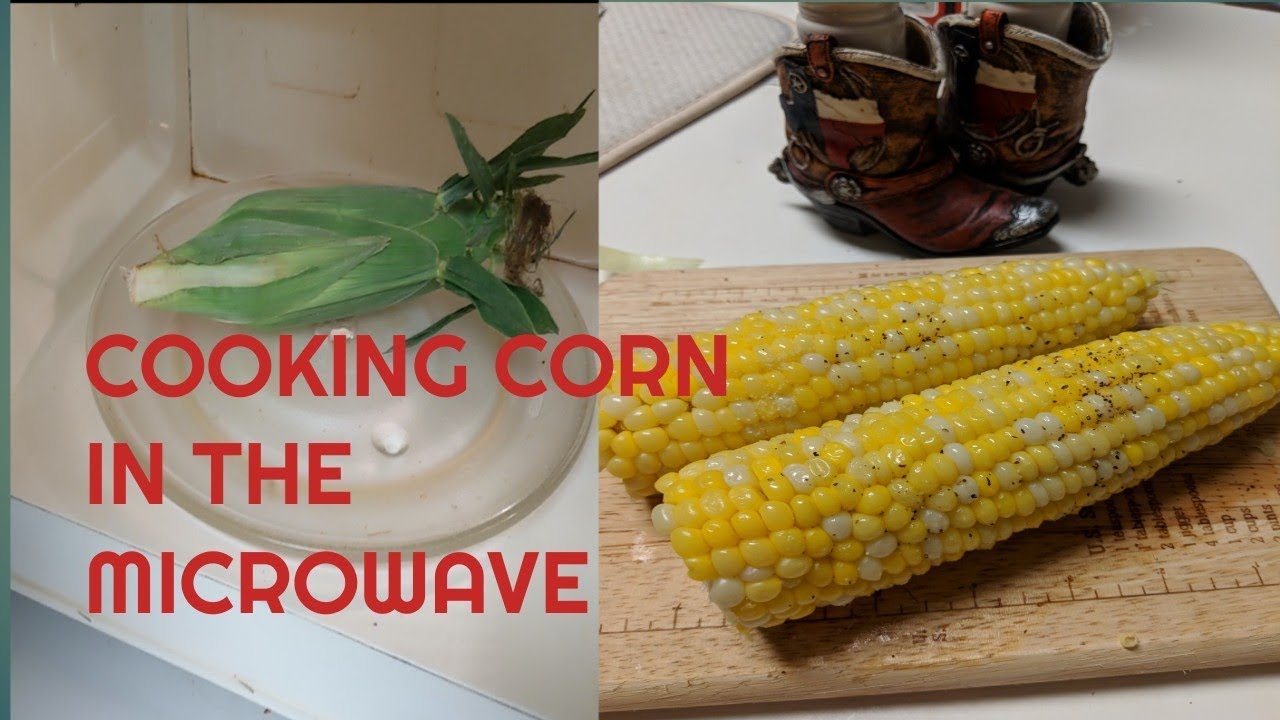 PERFECT EASIEST WAY COOKING CORN IN THE MICROWAVE||COOKING CORN IN THE