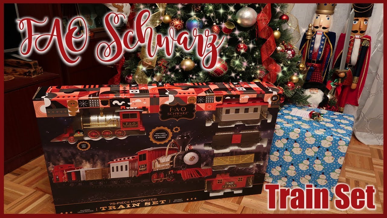 fao schwarz 75 piece train set