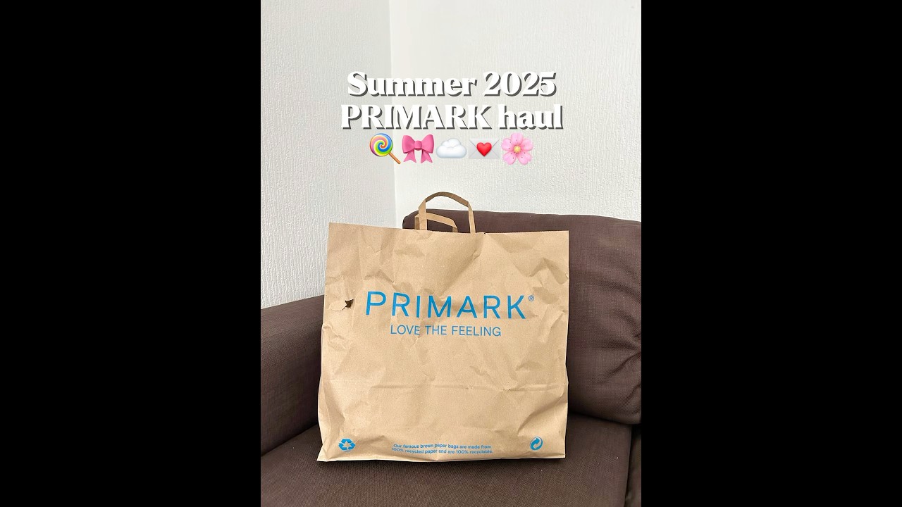 PRIMARK haul in summer 2025🎀🍭🌸