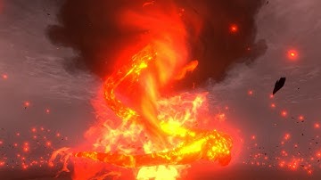 【unity/VRChat】炎の竜巻エフェクト / Dragon Fire Tornado