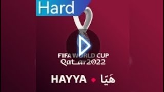 Piano Fire: Hayya hayya - World cup | Hard screenshot 1